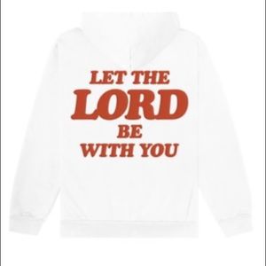 Talentless mens let the lord be with you hoodie